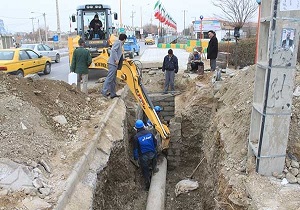 اجرای طرح فاضلاب شهری در استان سمنان