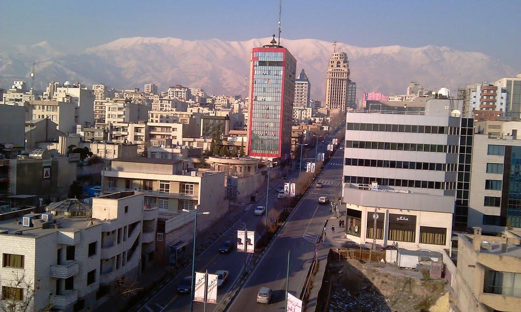 اصناف غیر مجاز خیابان نلسون ماندلا جمع آوری شدند