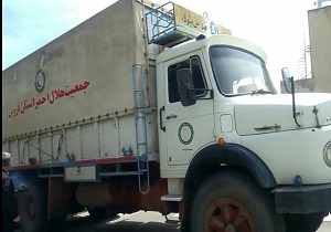 ارسال کمک‌های مردمی قزوین به استان گلستان