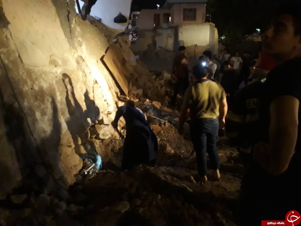 کارگر افغان زیر آوار ساختمان جان باخت