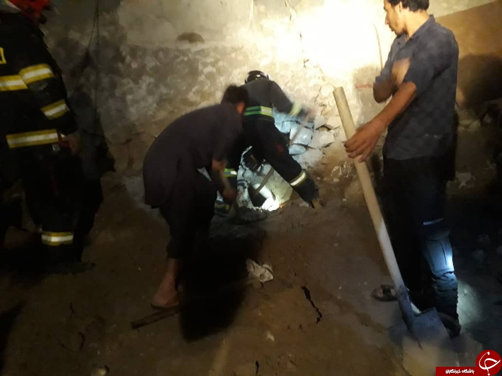 کارگر افغان زیر آوار ساختمان جان باخت
