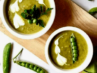 سوپ نخود فرنگی، یک سوپ ویژه برای افطار + دستور تهیه