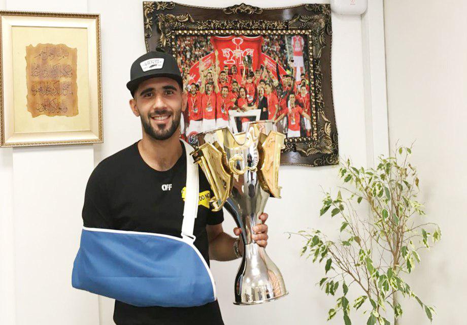 دیدار بشار رسن با عرب در باشگاه پرسپولیس + عکس