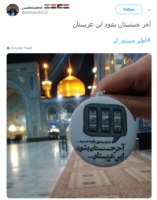 #امام_حسنی_ام /دنیا ز سر شوق بگردد حسنیه ،آخر 