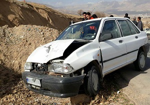 واژگونی پراید در کردستان یک کشته بر جا گذاشت