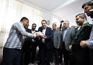 مراسم پایان بازسازی ۲۰۷ واحد مسکونی خسارت دیده در سیل برگزار شد