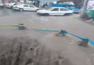 نشست زمین در «جوانرود» + فیلم