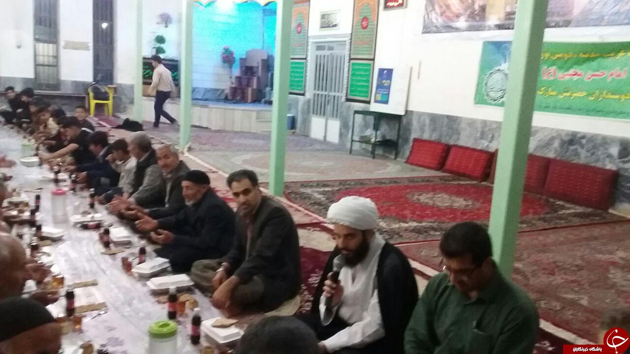 مراسم ضیافت افطار در روستای &laquo;جهان&zwnj;آباد&raquo; + فیلم