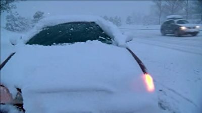 بارش سنگین برف بهاری در کلرادو + فیلم