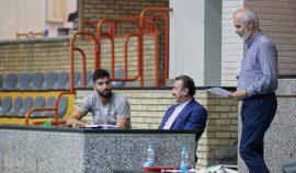 بازدید داوری از تمرین ملی پوشان والیبال