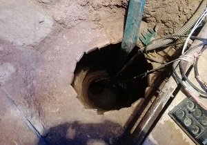 سقوط پیرمرد رزجردی در چاه