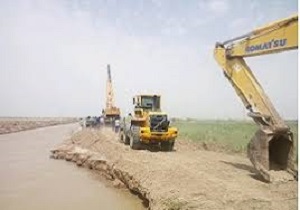 جلوگیری از ورود سیلاب در خرمشهر