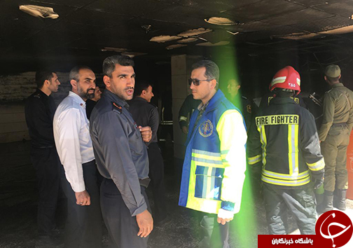 آتش سوزی در ساختمان مسکونی در شیراز