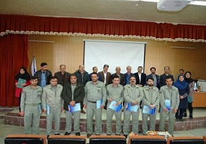 تجلیل از محیط بانان برتر اداره کل حفاظت محیط زیست کردستان