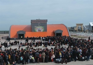 افزایش تردد مسافران خارجی از پایانه مرزی بیله سوار