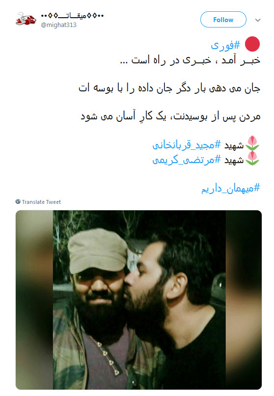 #مجید_قربانخانی / هرکس دنبال خبر می گرده..بهش بگین عشق داره بر میگرده