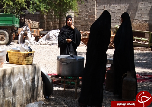 کمک به سیل زدگان روستا حمادی در شهرستان شوش + تصاویر