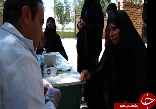 کمک به سیل زدگان روستا حمادی در شهرستان شوش + تصاویر