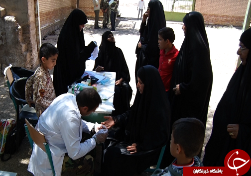کمک به سیل زدگان روستا حمادی در شهرستان شوش + تصاویر