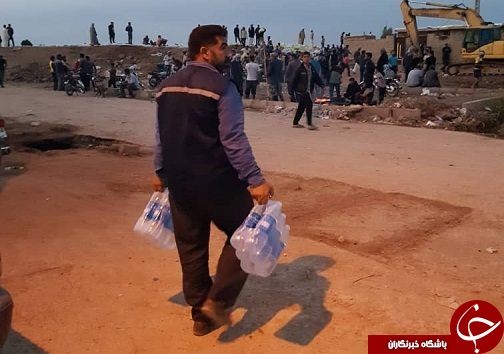 بهره برداری از خط لوله انتقال آب در روستا سیل زده خسرج العوده