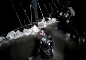تلاش جهادگران در «آق قلا» ادامه دارد + فیلم