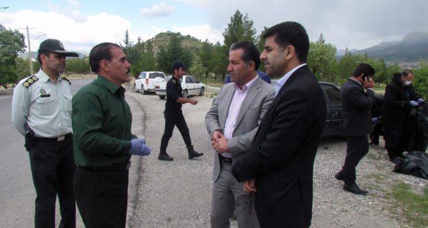 پاکسازی پارک جنگلی چغاسبز توسط زندانیان ایلام