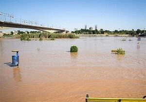 نجات یک نوجوان سقوط کرده به رودخانه کارون