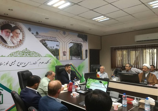 برپایی جلسه مدیریت بحران در اهواز