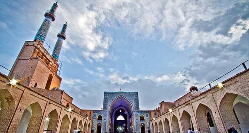 تصاویری از مسجدی با قدمت ۱۰۰ سال در یزد