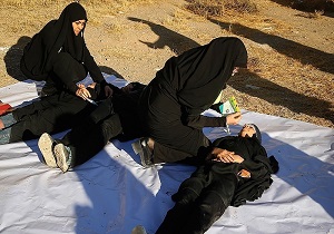 برگزاری مانور تخصصی امداد و نجات در خروج واگن‌های قطار در اصفهان