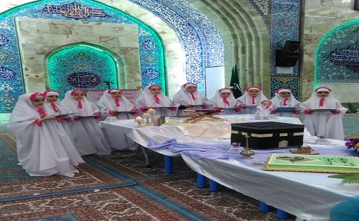 آئین جشن تکلیف دانش آموزان دختر سنندجی + تصاویر