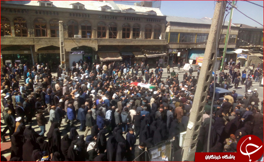 طلبه همدانی تشییع شد