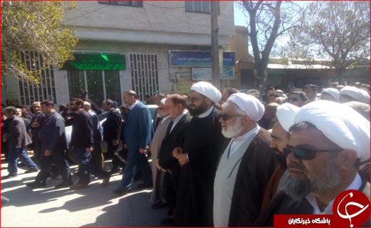 طلبه همدانی تشییع شد