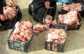 پلمپ مرکز غیرمجاز قطعه بندی مرغ در مشهد
