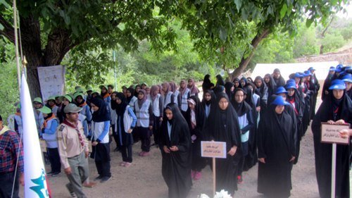 اردوی پیشتازان مدارس ناحیه ۷ مشهد برگزار شد