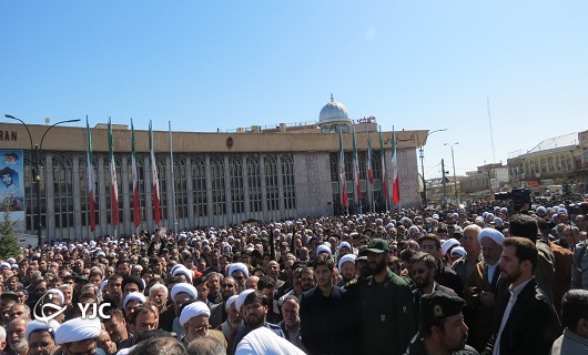 تشییع پیکر طلبه همدانی+ تصاویر