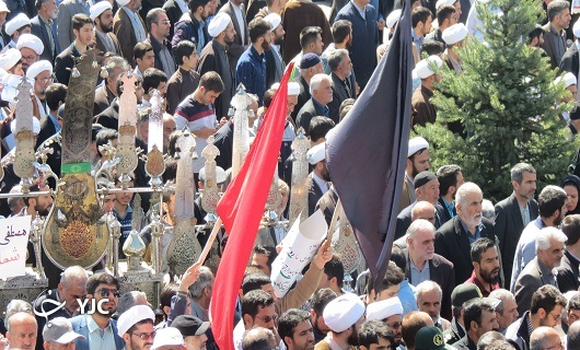 تشییع پیکر طلبه همدانی+ تصاویر