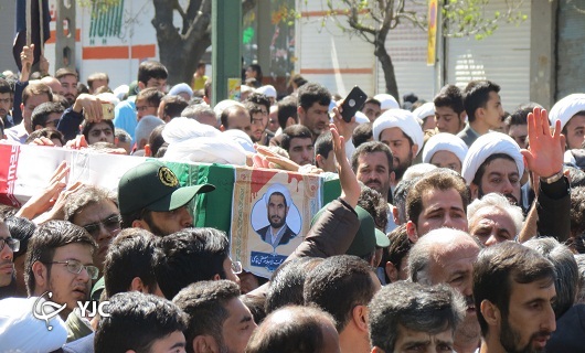 تشییع پیکر طلبه همدانی+ تصاویر