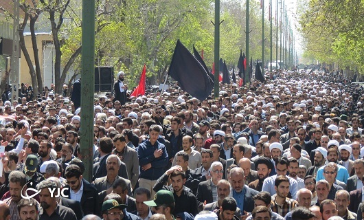 تشییع پیکر طلبه همدانی+ تصاویر