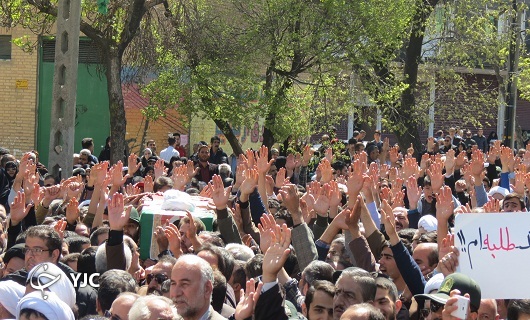 تشییع پیکر طلبه همدانی+ تصاویر