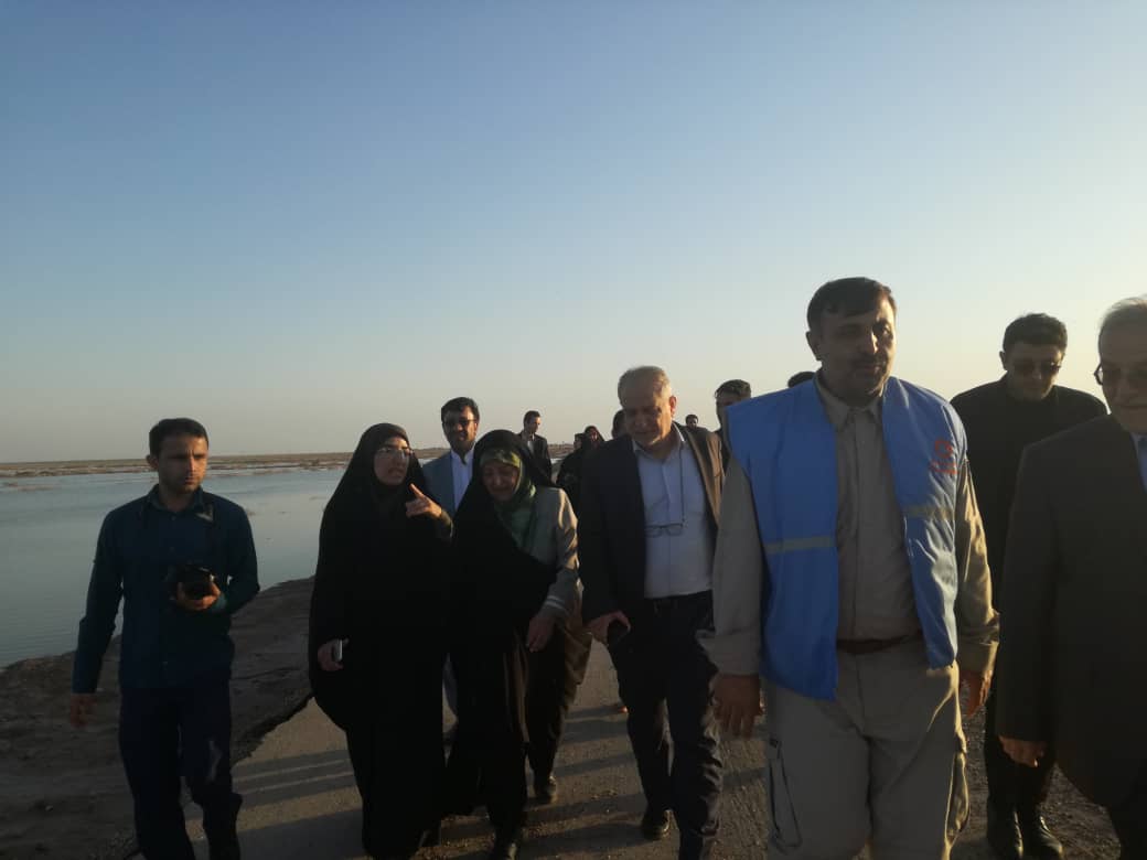 حضور ابتکار در شهرستان کارون +عکس