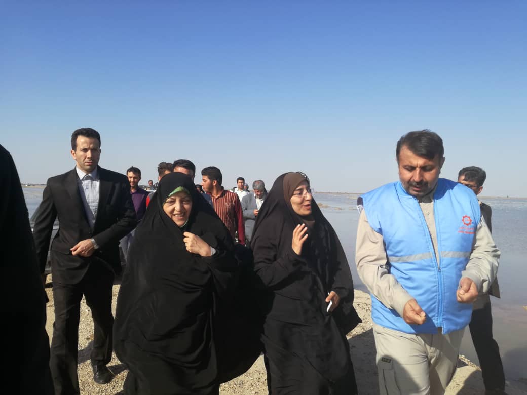 حضور ابتکار در شهرستان کارون +عکس