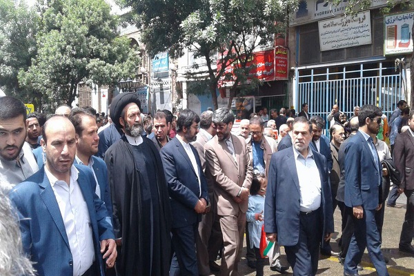 راهپیمایی روز جهانی قدس در اردبیل آغاز شد+ تصاویر