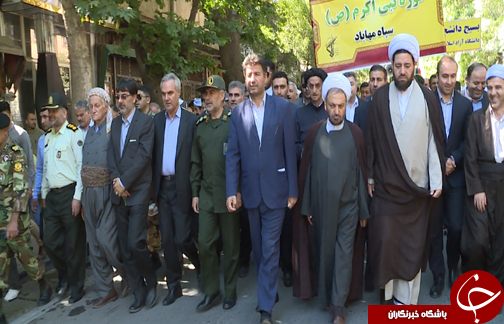 عکس&zwnj;ها و حاشیه&zwnj;های راهپیمایی روز جهانی قدس ۹۸ شهرستان مهاباد