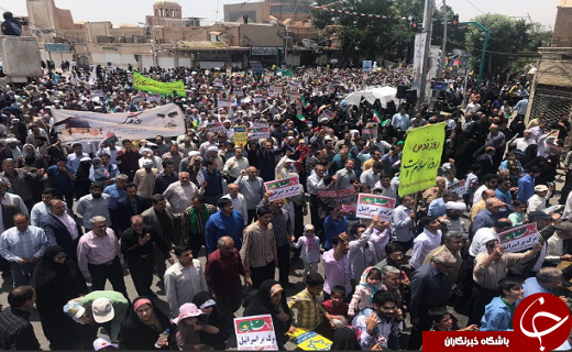 آغاز راهپیمایی روز قدس در یزد همزمان با سراسر کشور + تصاویر آغاز راهپیمایی روز قدس در یزد همزمان با سراسر کشور + تصاویر