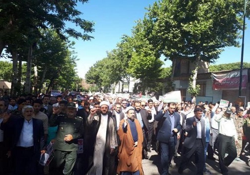 برگزاری مراسم &laquo;روز جهانی قدس&raquo; در استان کرمانشاه