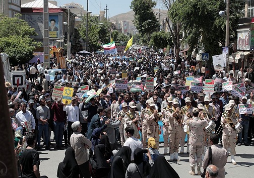 برگزاری مراسم &laquo;روز جهانی قدس&raquo; در استان کرمانشاه