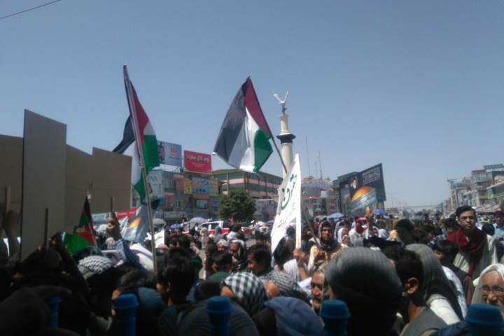 راهپیمایی باشکوه &laquo;روز قدس&raquo; در مزار شریف