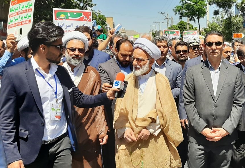 پیام حضور مردم این است که معامله کذایی قرن هرگز سامان نخواهد پذیرفت