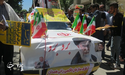 حضور دشمن&zwnj;شکن &zwnj;مردم دارالمومنین دیار الوند در راهپیمایی روز قدس&zwnj; + تصاویر